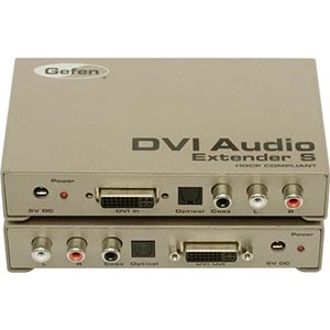 Удлинитель Gefen EXT-DVI-AUDIO-CAT5