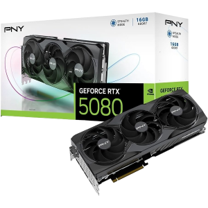 Видеокарта PNY NVIDIA GeForce RTX 5080 OC Triple Fan 16GB GDDR7 (VCG508016TFXPB1-O)