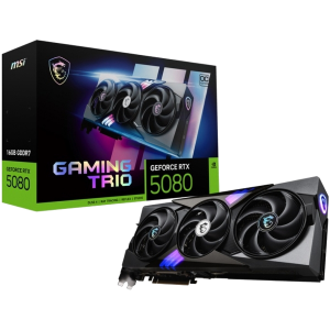 Видеокарта MSI NVIDIA GeForce RTX 5080 GAMING TRIO OC 16GB (G5080-16GTC)