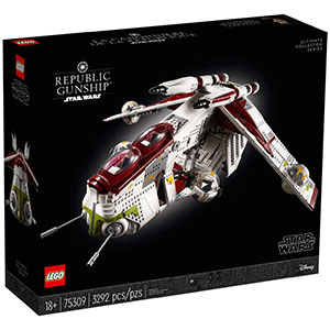Конструктор LEGO Star Wars 75309 Боевой корабль Республики
