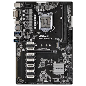 Материнская плата ASRock H110 Pro BTC+