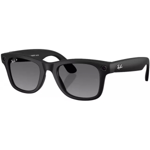 Солнцезащитные очки с камерой Ray-Ban Meta Wayfarer Gen 2 RW4012 Size 50 В черной глянцевой оправе с графитовыми линзами