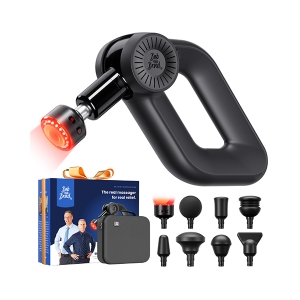 Массажер Bob and Brad D6 Ultra Massage Gun with Infrared and Red LED Light Therapy