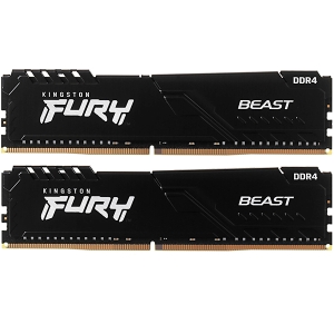 Оперативная память Kingston Fury Beast Black KF432C16BBK2/64
