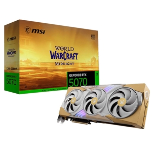 Видеокарта MSI GeForce RTX 5070 World of Warcraft Midnight Light Edition OC 12GB G507012WMLEC