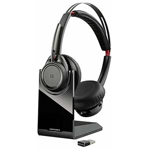 Беспроводная компьютерная гарнитура Plantronics Voyager Focus UC B825 + DESKTOP CHARGING STAND (USB-A)