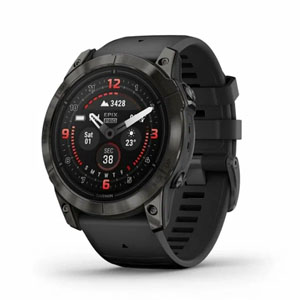 Часы Garmin Epix PRO Gen 2 Standard Edition 51 мм карбоновый серый с черным ремешком