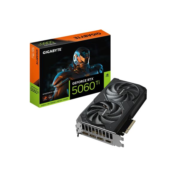 Видеокарта GIGABYTE GeForce RTX 5060 Ti WINDFORCE OC