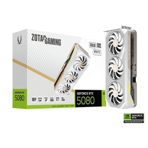 Видеокарта Zotac GeForce RTX 5080 SOLID OC White 16GB ZT-B50800J-10P