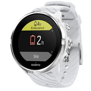 Часы Suunto 9 G1 с белым ремешком и датчиком пульса
