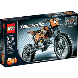 Конструктор Lego Technic 42007 Кроссовый мотоцикл