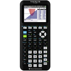 Графический калькулятор Texas Instruments TI-84 Plus CE Python черный
