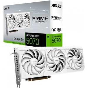 Видеокарта ASUS GeForce RTX 5070 PRIME WHITE OC 12G PRIME-RTX5070-O12G-WHITE