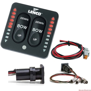 Переключатель транцевых плит Lenco LED Tactle Switch woth Pigitail