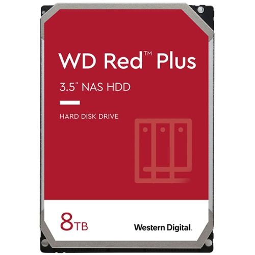 Жесткий диск Western Digital Red Plus  8 ТБ WD80EFBX