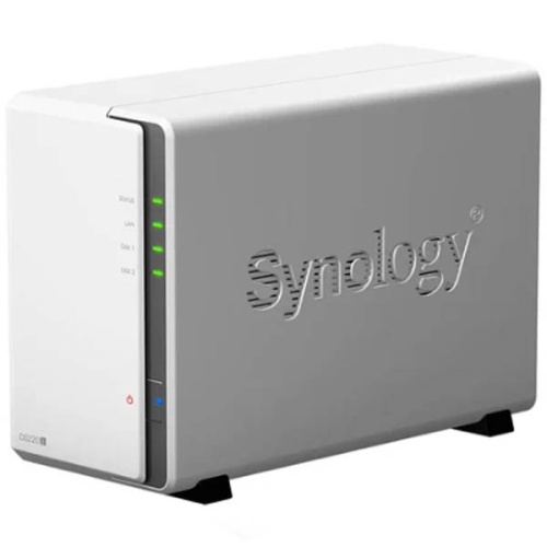 Сетевое хранилище Synology DS220j, белый