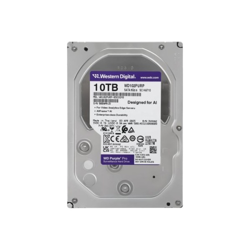 Накопитель HDD WD Purple Pro WD102PURP 10TB