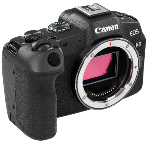 Беззеркальный полнокадровый фотоаппарат Canon EOS R8 Body Черный