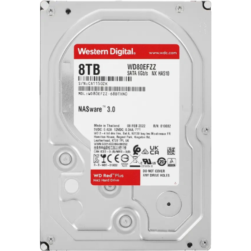 Жесткий диск Western Digital Red Plus WD80EFZZ