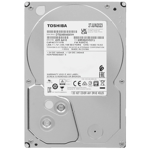 Жесткий диск Toshiba DT02ABA600VH 6TB