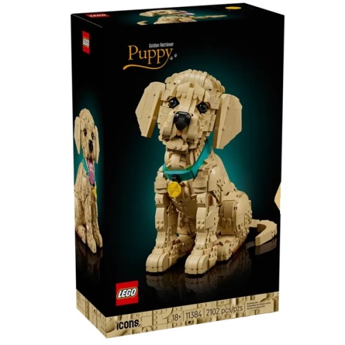 Конструктор Lego Icons 11384 Щенок золотистого ретривера