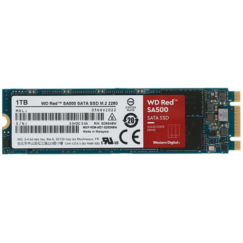 Накопитель SSD Western Digital Red SA500 1TB WDS100T1R0B
