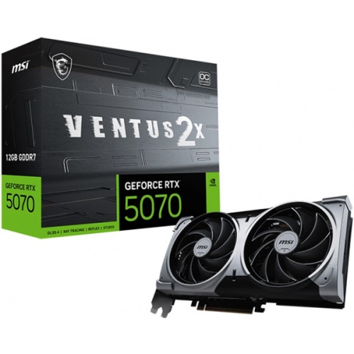Видеокарта MSI GeForce RTX 5070 VENTUS 2X OC 12G