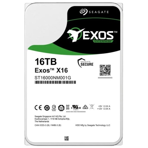 Накопитель HDD Seagate 16TB Exos X16 ST16000NM001G