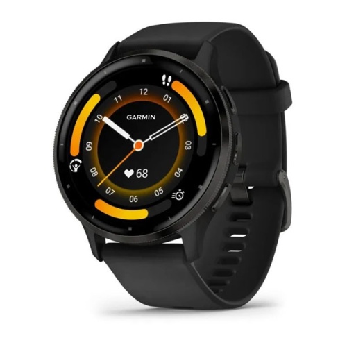 Часы Garmin Venu 3, черные с серым безелем