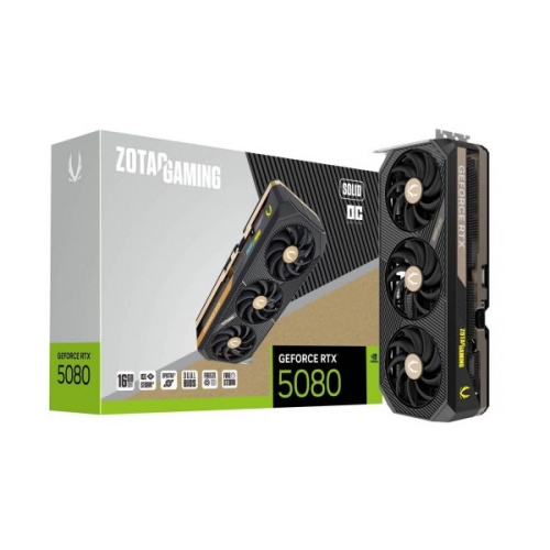 Видеокарта Zotac GeForce RTX 5080 GAMING SOLID CORE OC ZT-B50800J-10P