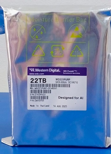 Накопитель HDD Western Digital 22TB Purple Pro WD221PURP