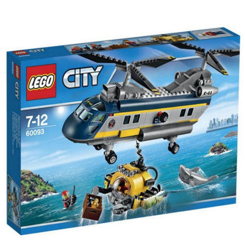 Конструктор Lego City 60093 Вертолёт исследователей моря