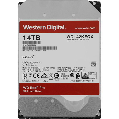 Накопитель HDD WD Red Pro WD142KFGX