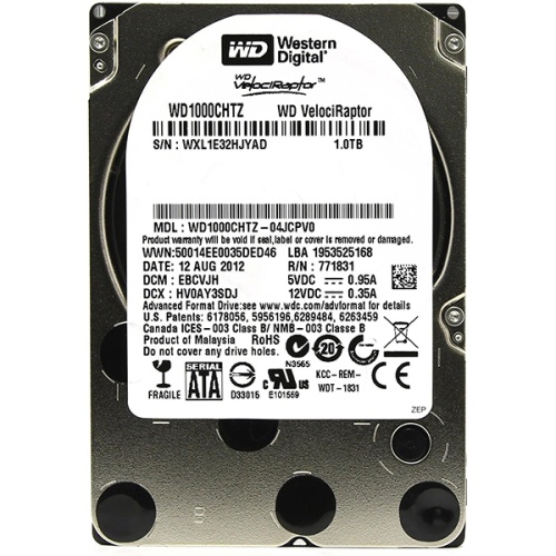 Накопитель HDD Western Digital VelociRaptor 1TB WD1000CHTZ