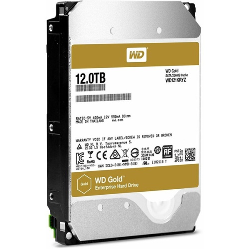 Жесткий диск Western Digital WD Gold 12 TB WD121KRYZ