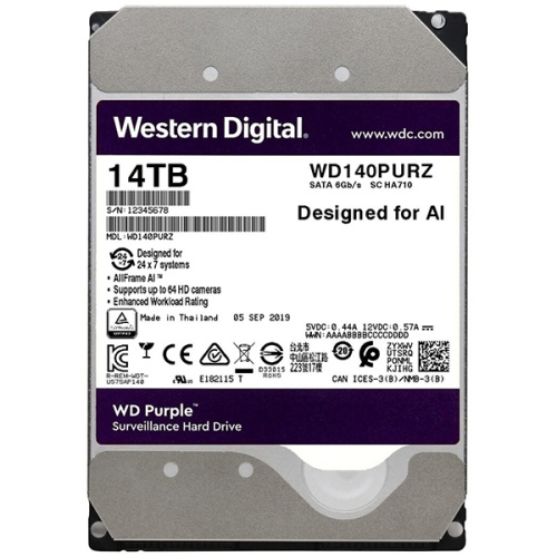 Жесткий диск Western Digital Purple 14 TB WD140PURZ
